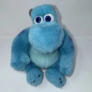 Vintage Disney Parks Monsters Inc Sullivan 2001 World Plush Small Blue 7” Cuddle - Picture 1 of 6