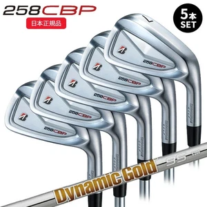 Bridgestone B Series 258CBP Iron Set 6-pw / Dynamic Gold 105 S200 - Picture 1 of 5