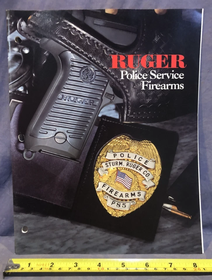 Ruger Police Service Firearms 1988 catalog - Image 1 of 4