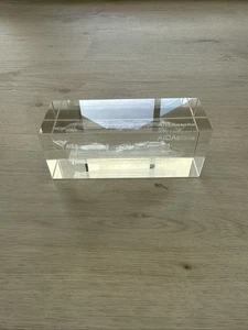 AIDAstella MEGA Kreuzfahrtschiff Schiffsmodell Modell - AIDA Stella GLASBLOCK - Bild 1 von 4