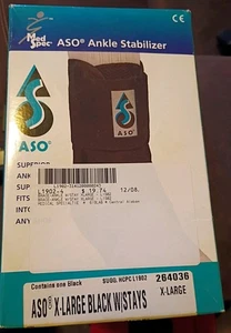 Med Spec ASO Knöchelstabilisator Größe X-Large neu im Karton schwarz - Bild 1 von 3