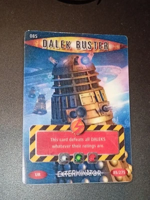 Doctor Who BATTLES IN TIME EXTERMINATOR Ultra Rare Card 085 Dalek Buster 85 - Image 1 of 3