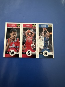 96-97 Upper Deck CC Rasheed Wallace/Jerry Stackhouse/JR Reid Mini