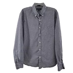 Camisa J Crew Para Hombre Mercantil Flexible Informal Calce Ajustado Tejida Camisa con Botones - XL - Imagen 1 de 19