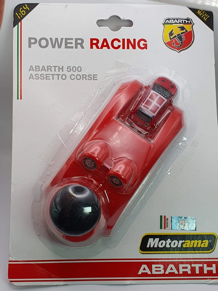 Fiat 500 Abarth Assetto Corse Motorama 1/64 Rosso - Immagine 1 di 1