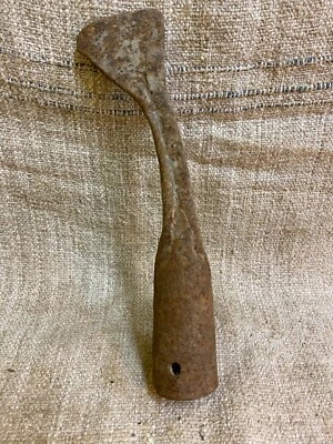 Antique iron hand-forged farming tool from Slovakia - Image 1 of 4