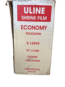 Shrink Film Polyolefin Shrink Film, 18"x 3500' 75 Gage - 1 Roll