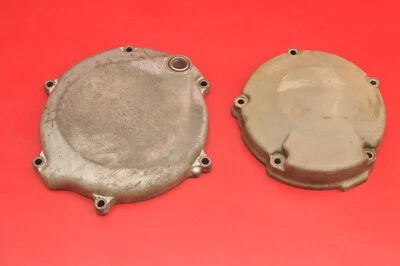 99-02 Kawasaki KX125 KX 125 2002 cubierta de embrague lateral derecho magneto exterior e izquierdo Foto 1 de 4