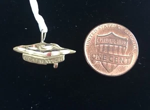14K Yellow Gold Graduation Cap High School College Ceremony Charm/Pendant - Picture 1 of 7