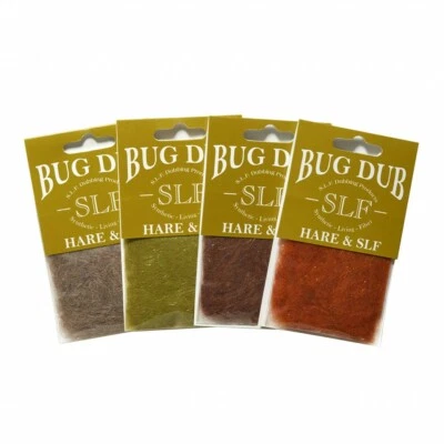 BUG DUB & SLF Dubbing Wapsi USA 5 Farben Auswahl Bug Dub Hare & SLF - Bild 1 von 3