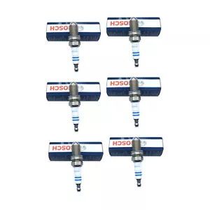 6-Pieces Bosch Platinum Spark Plugs Platinum+4 4-Prong 4417 FGR7DQP - Picture 1 of 2