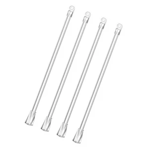 Home Door Window Blind Control Pull Rods 30cm Clear Acrylic Curtain Tilt Wand - Picture 1 of 13