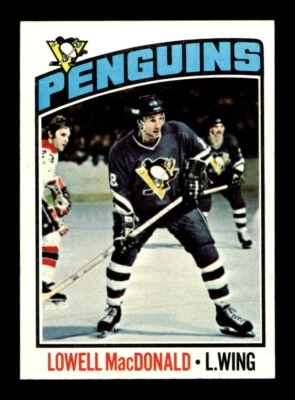 1976 77 Topps #33 Lowell MacDonald Penguins NEAR MINT *2p - Image 1 of 2