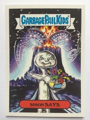 Garbage Pail Kids Oh The Horror Sticker 2b Retro Sci-Fi Simon Says Alien - Image 1 of 2