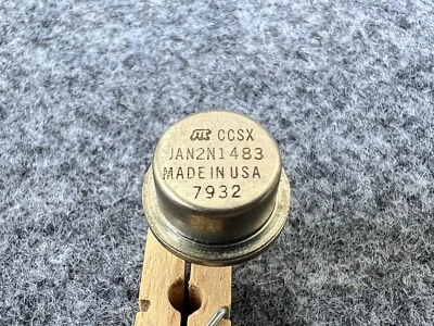1 Pcs - JAN 2N1483 "Original" STC Vintage Silicon Transistor #NOS#TESTED# - Image 1 of 4