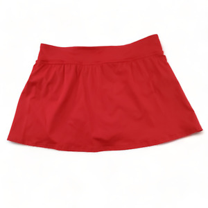 New Lands' End Chlorine Resistant Mini Swim Skirt Strawberry Pink 524069 Size 6