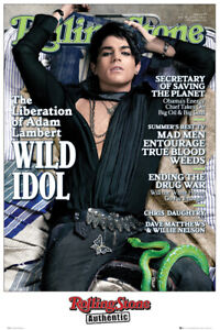 Poster Rolling Stone Cover Adam Lambert American Idol Queen