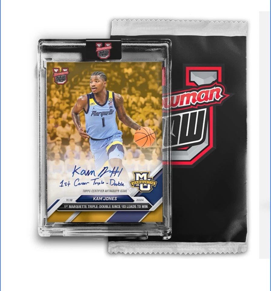 2024-25 Bowman U Now Topps #14 Kam Jones On Card Auto Sealed Pack PRESALE - Image 1 of 1