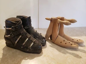 Vintage Haderer Ski Boots with Trees - Picture 1 of 21