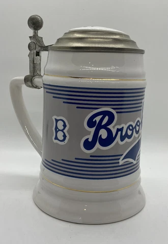 Brooklyn Dodgers Collectors Stein Mug - MLB Sportsteins - Great! Cover