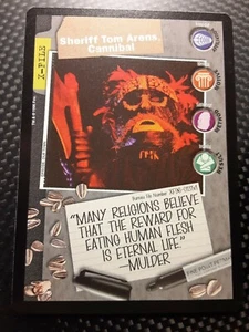 USPC The X-Files CCG - Premiere - Case Card #131 - SHERIFF TOM ARENS CANNIBAL - Picture 1 of 1
