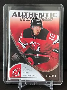 2021-22 Upper Deck SP Game Used Authentic Rookies /999 Alexander Holtz Rookie RC - Picture 1 of 3