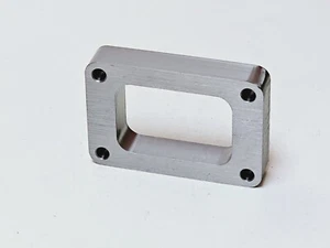 T6 Undivided Inlet 1.00" Spacer Turbo Flange Garrett Precision Turbonetics S400 - Picture 1 of 2