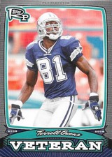 2008 Topps Rookie Progression Veteran #PV-TO Terrell Owens - Dallas Cowboys