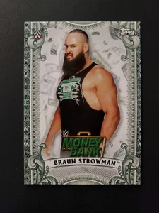2019 Topps WWE Money In The Bank MONEY CARD 〜 #MC-9 BRAUN STROWMAN - Picture 1 of 2