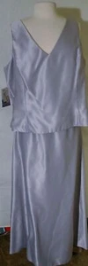 JESSICA McCLINTOCK Silver Top and Skirt NWT! Size 8 - Picture 1 of 1