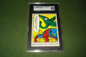 1966 DONRUSS MARVEL SUPERHEROES CARD, #38, SGC 8.0 , SHARP, SPIDER-MAN, SCORPION - Picture 1 of 5