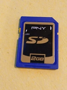 PNY 2GB SD Genuine Camera Memory Card - Picture 1 of 1