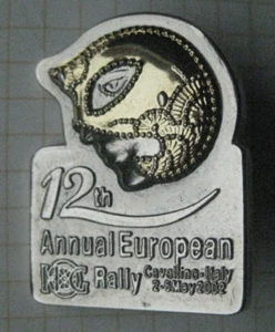 12th ANUAL EUROPEAN RALLY / HOG / HARLEY DAVIDSON ......... Motorrad Pin (266a) - Picture 1 of 1