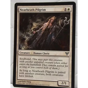 MTG Magic The Gathering Nearheath Pilgrim Card White Journey Into Nyx - Picture 1 of 2