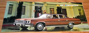 AMC Ambassador 1974 distribuidor original anuncio impreso vagón 74 - Imagen 1 de 2