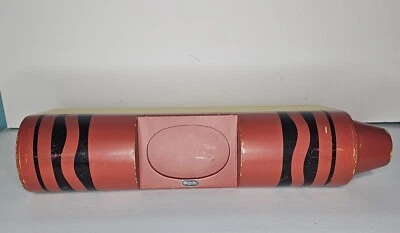 Estante de fotos vintage Crayola crayón azul y rojo para fotos de 3,5" X 5"  Foto 1 de 4