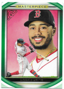 Mookie Betts singles - Various 2019-2022 MLB card series. Dodgers & Red Sox