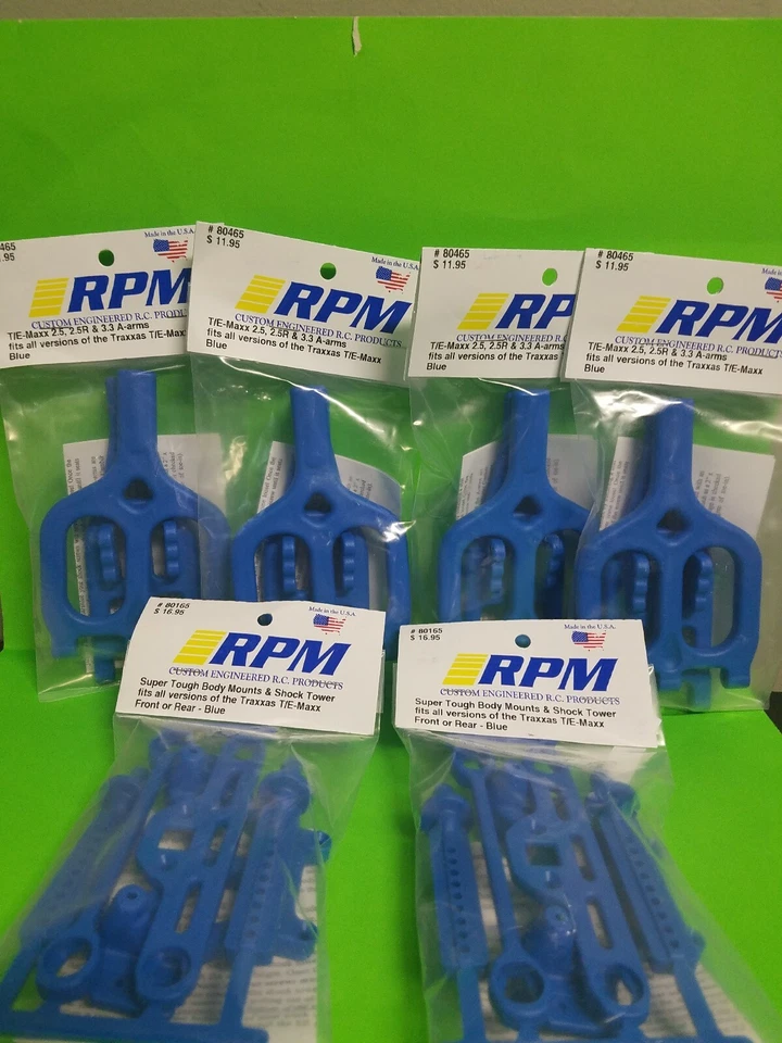 COMB0 RPM 80465 80165 Front Rear Suspension Arms Traxxas 2.5 3.3 T-maxx Emaxx - Image 1 of 1