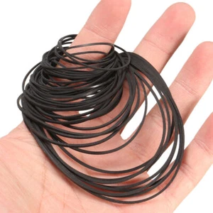 50Pcs Square Rubber Drive Belt For Cassette Player Recorder Repair Replacement - Picture 1 of 5