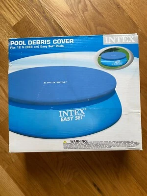 12' Round Intex Easy Set Pools Swimming Pool Debris Cover New in Box - #58919E - Image 1 of 3