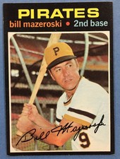 1971 Topps #110 BILL MAZEROSKI (Pirates)