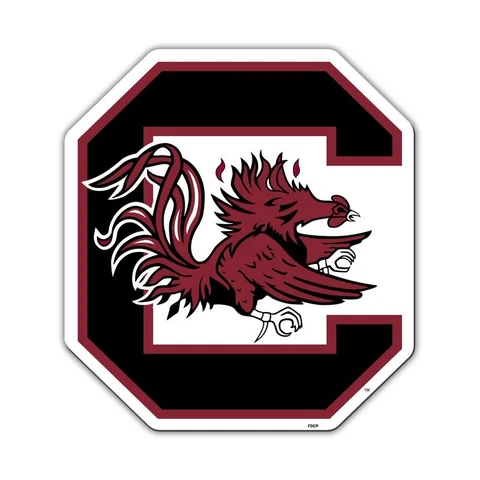 South Carolina Gamecocks NCAA  12" Logo Team Magnet Cover