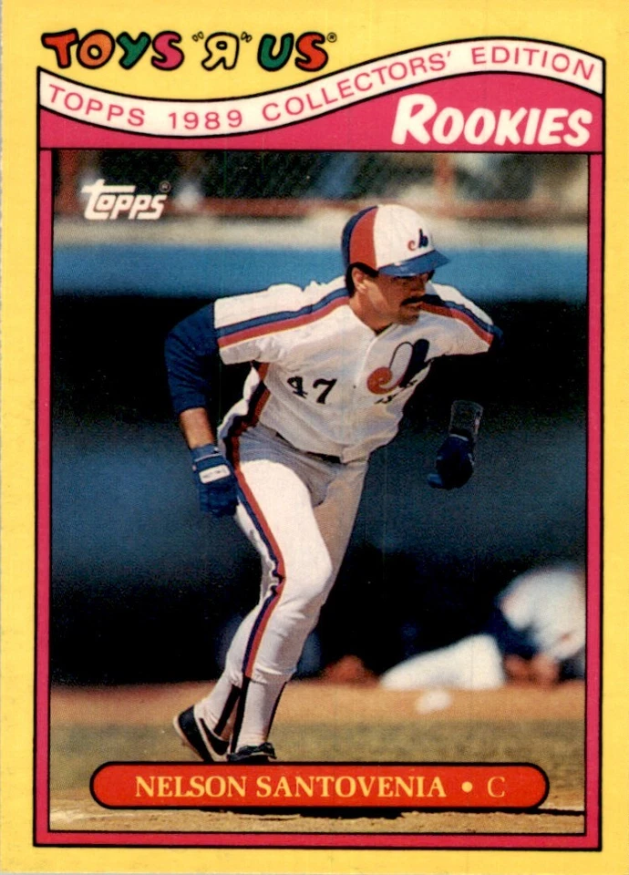 1989 Topps Toys'R'Us Rookies Nelson Santovenia Baseball Cards #25 - Image 1 of 2