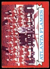 1973-74 O-Pee-Chee Dark Backs OPC Atlanta Flames Team #92