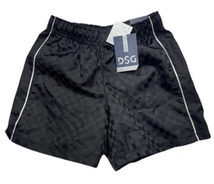 DSG BOYS' SOCCER SHORTS SZ S (8-9) BLACK WOVEN YOUTH ATHLETIC WEAR - Picture 1 of 8