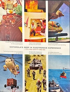 Motorola Military Electronic Division Scottsdale AZ 4 Page Print Ad 1964 - Picture 1 of 9