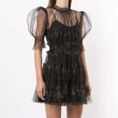 Mini Vestido ALICE MCCALL Augustine Negro Talla AU 8 / US 4 #33468 Foto 1 de 4