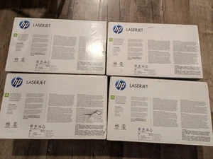 HP 641A LaserJet Toner Set C9720A/C9721A/C9722A/C9723A Black/Cyan/Yellow/Magenta - Picture 1 of 4