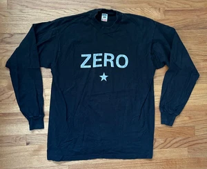 VTG Smashing Pumpkins Zero Star long sleeve shirt XL 90s rock Billy Corgan used - Picture 1 of 5