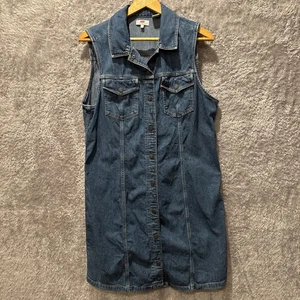 Levi's Damen Denim Jeans ärmelloses Kleid Gr. XL blau - Bild 1 von 7